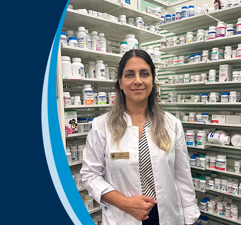 Pharmacist at the ALO Pharmacy dispensary